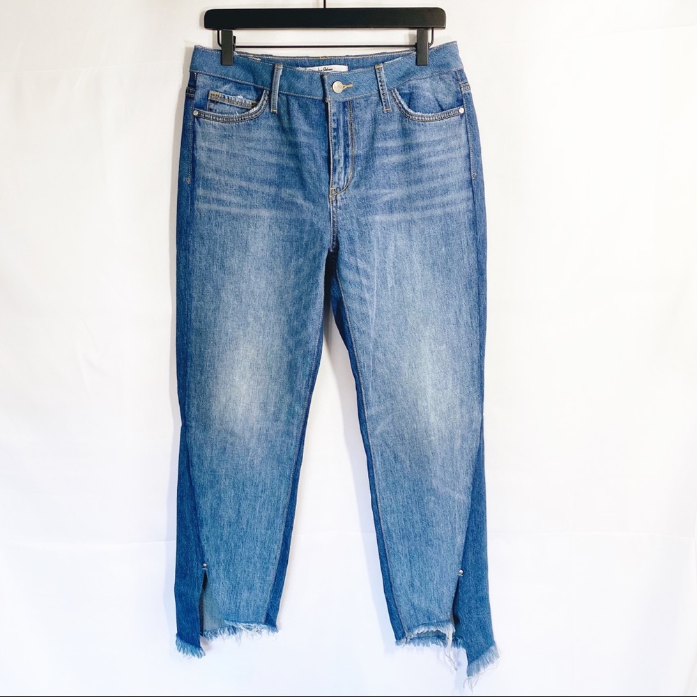 Sam Edelman Mary Jane Fray Contrast Jeans